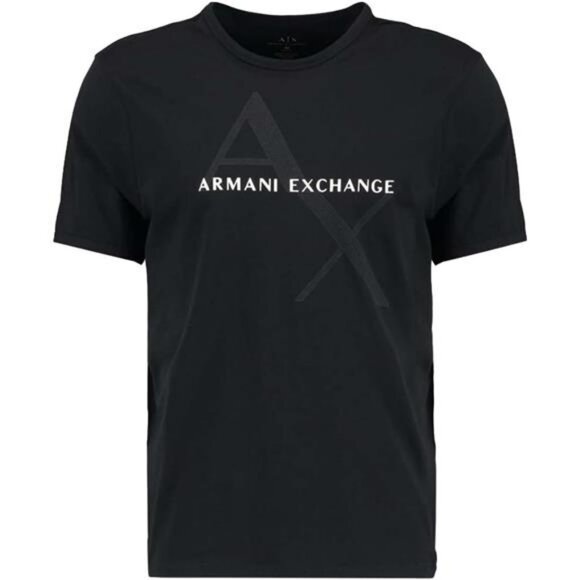 Mens Crew Neck Logo T Shirt Short Sleeve Slim Fit Soft Cotton Tee Top - Picture 1 of 7